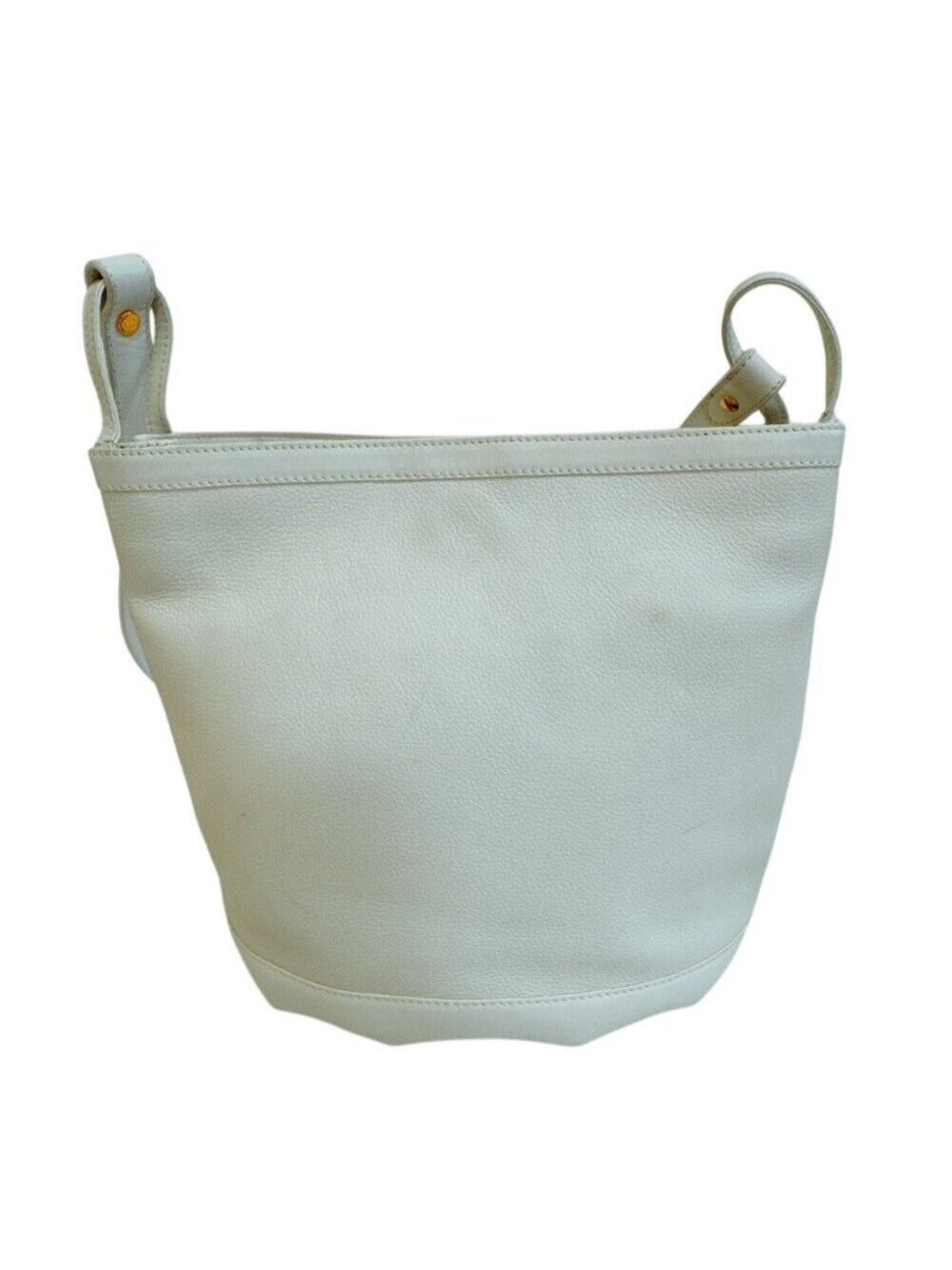 Gucci Bucket Bag Interlocking G Vintage White
